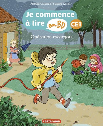 Opération escargots - Je commence à lire en BD : CE1 - Mathieu Grousson,Séverine Cordier - ebook