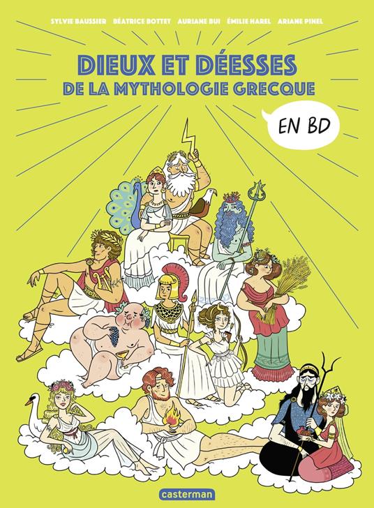 La mythologie en BD - Dieux et Déesses de la mythologie grecque en BD - Sylvie Baussier,Béatrice Bottet,Auriane Bui,Émilie Harel - ebook