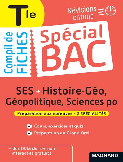 Spécial Bac Compil de Fiches SES-Histoire-Géo-Géopolitique-Sciences Po Tle Bac 2026