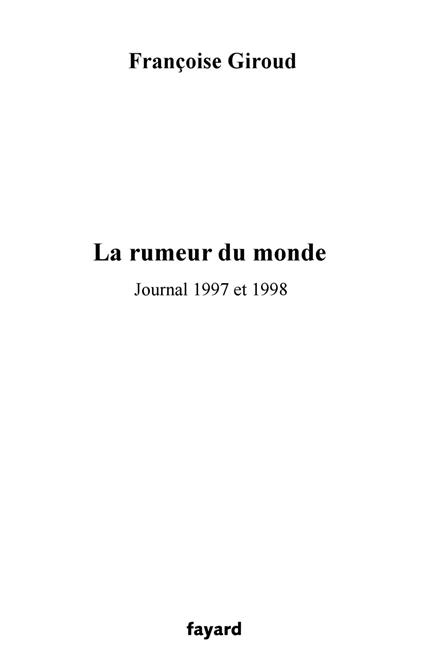 La rumeur du monde