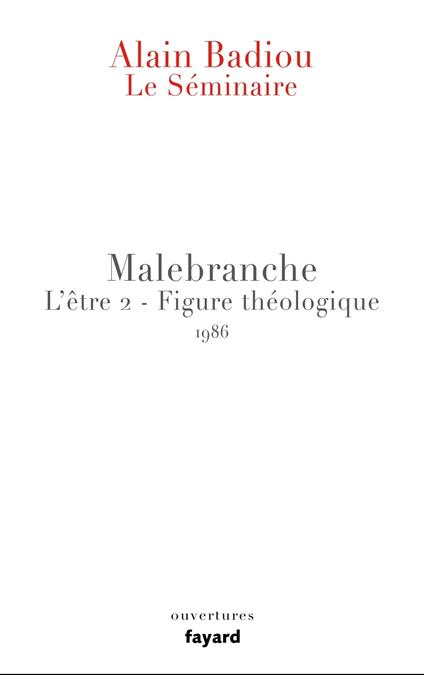 Le Séminaire - Malebranche