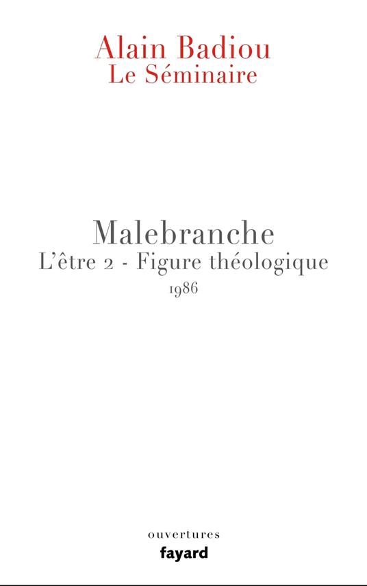 Le Séminaire - Malebranche