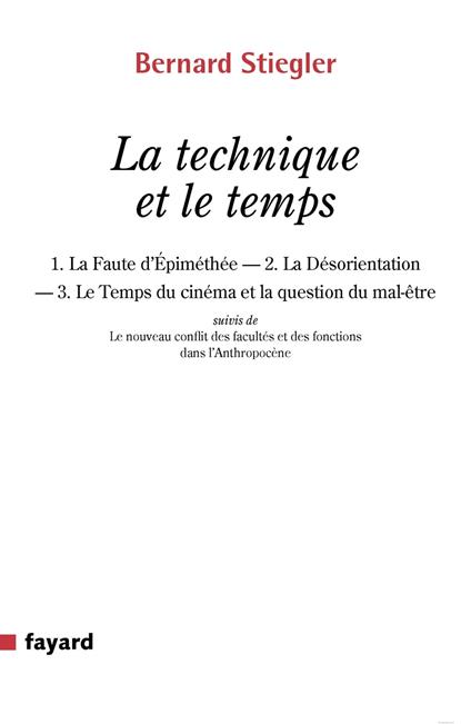 La technique et le temps