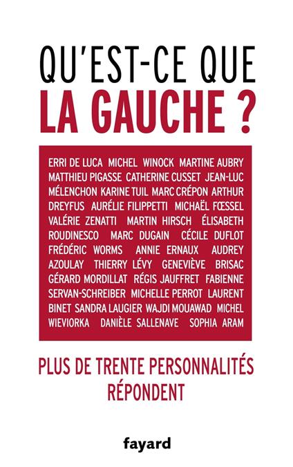 Qu'est-ce que la gauche ?