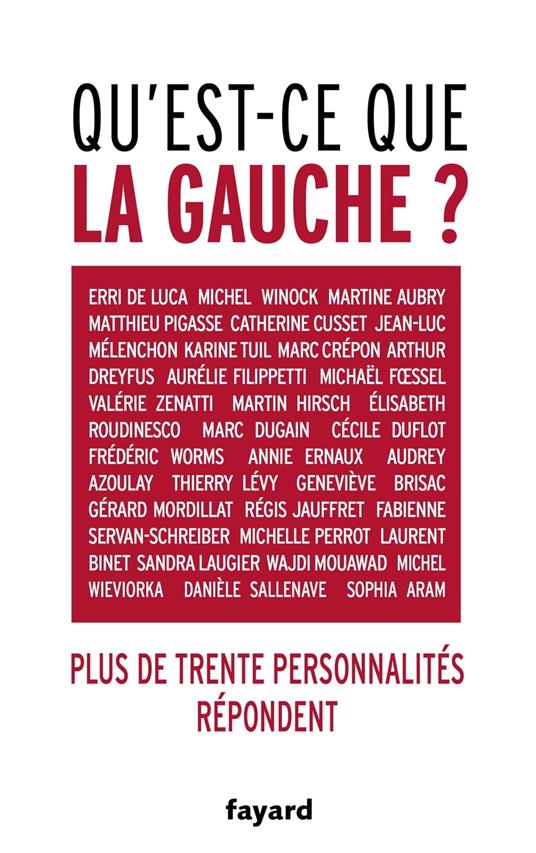 Qu'est-ce que la gauche ?
