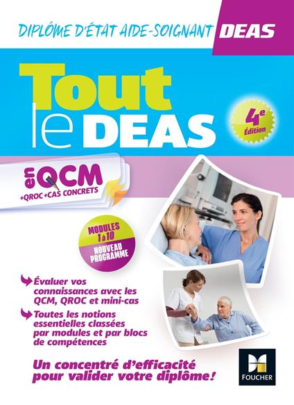 Tout le DEAS en QCM/QROC - IFAS - Diplôme État Aide-soignant - 2025-2026