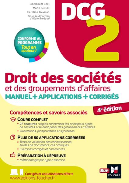DCG 2 - Droit des affaires - Manuel et applications 2025-2026