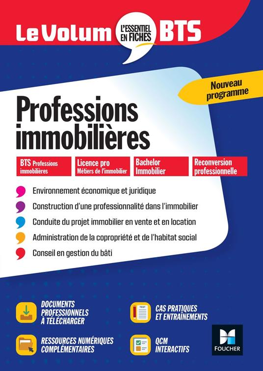 Le Volum' BTS - Professions immobilières - Révision et entraînement