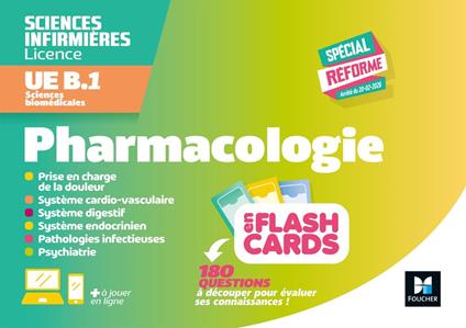 Flashcards DEI - UE B.1 Sciences biomédicales - Pharmacologie