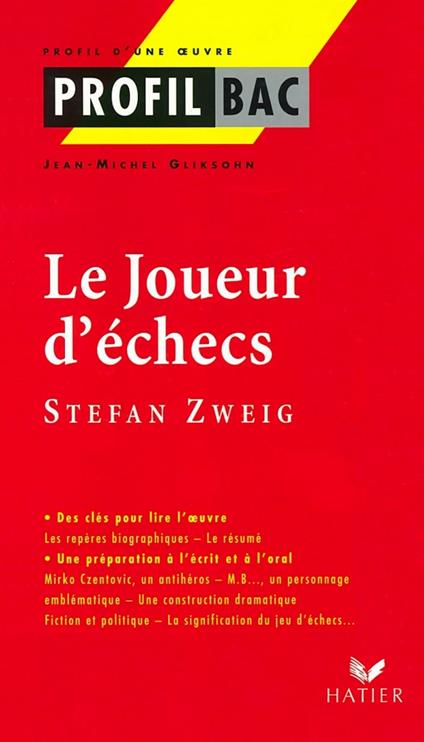 Profil - Zweig (Stefan) : Le Joueur d' échecs