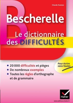 Bescherelle - Dictionnaire des difficultés orthographiques de la langue française - cover