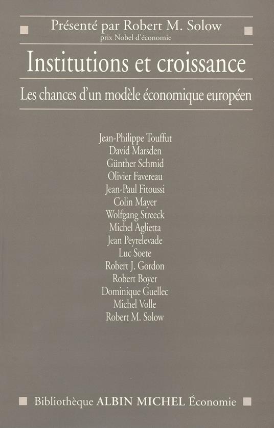 Institutions et croissance