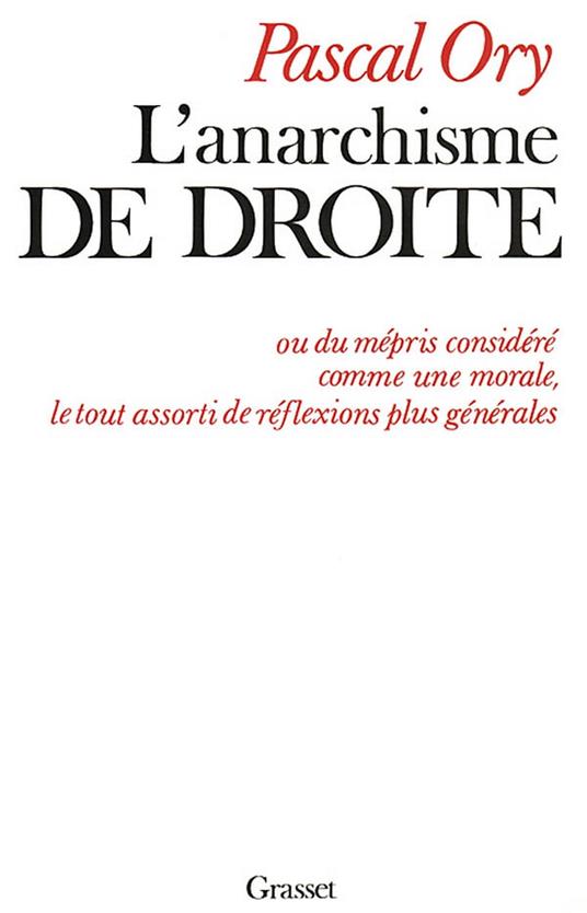 L'anarchisme de droite