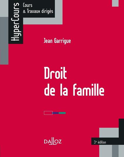 Droit de la famille 3ed