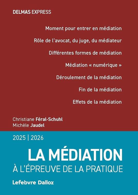 La médiation 2025/2026 - A l'épreuve de la pratique