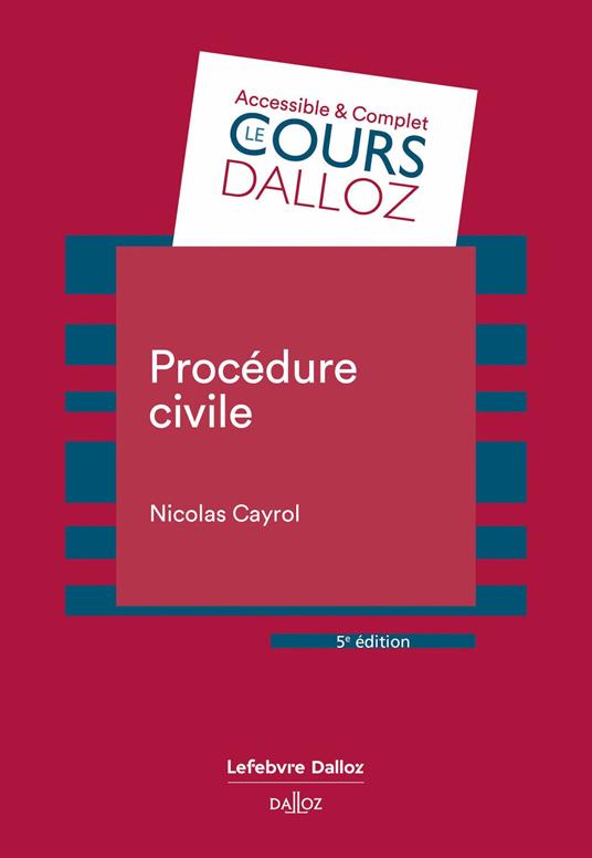 Procédure civile - 5è édition