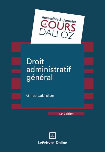 Droit administratif général 13ed