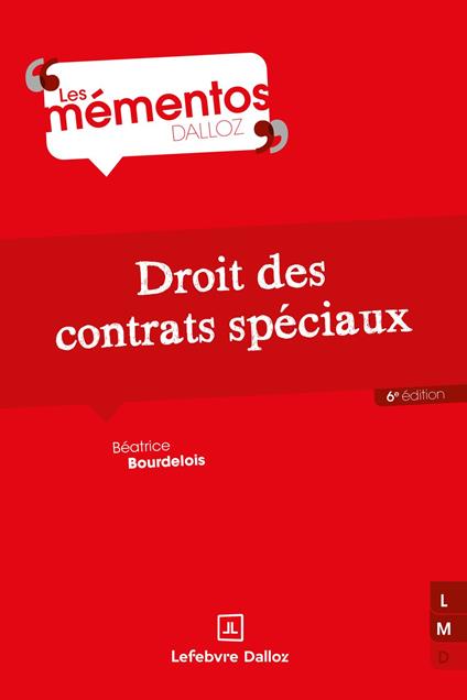 Droit des contrats spéciaux 6ed