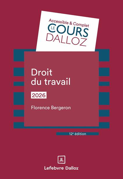 Droit du travail 2026 12ed
