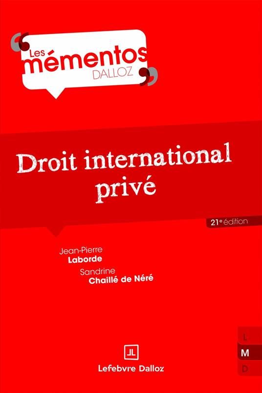 Droit international privé 21ed