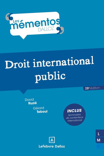 Droit international public 28ed