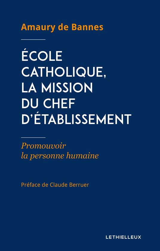 École catholique, la mission du chef d'établissement