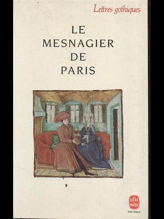 Le mesnagier de Paris - copertina