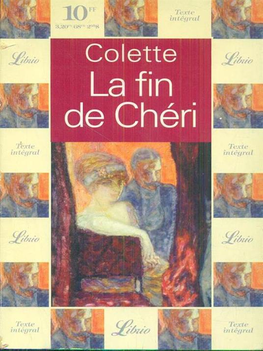 La fin de cheri - Colette - copertina
