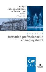 Formation professionnelle et employabilité - Revue internationale d'éducation Sèvres 71 - Ebook