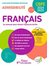 Français - CRPE 2024-2025 - Epreuve écrite d'admissibilité