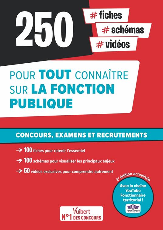 Fonction publique : 250 fiches, schémas et vidéos pour tout connaître sur la fonction publique - Avec la chaîne YouTube Fonctionnaire territorial