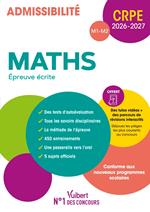 CRPE 2026-2027 - Maths - Epreuve écrite (M1 et M2)