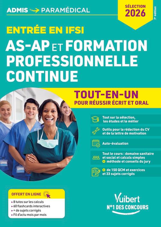 Entrée en IFSI pour AS-AP et formation professionnelle continue (FPC)