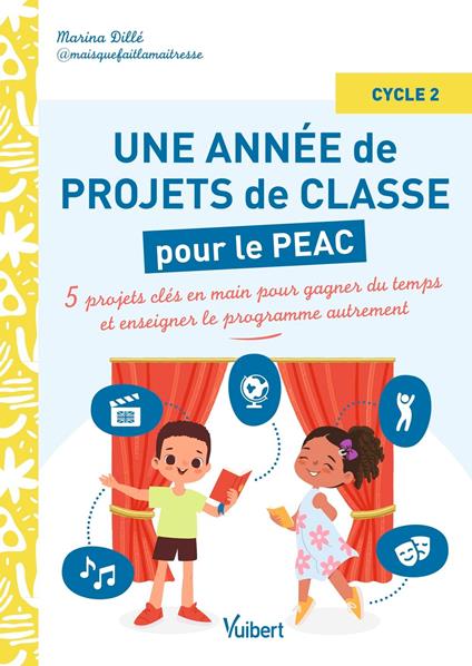 Une année de projets de classe pour le PEAC (Parcours d'éducation artistique et culturelle) - Cycle 2