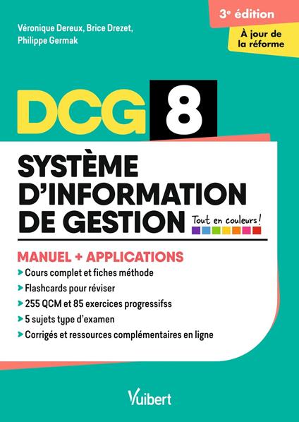 DCG 8 - Systèmes d'information de gestion : Manuel et Applications - Réforme 2026-2027