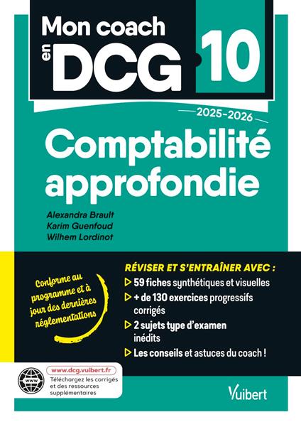 Mon coach en DCG 10 : Comptabilité approfondie 2025-2026