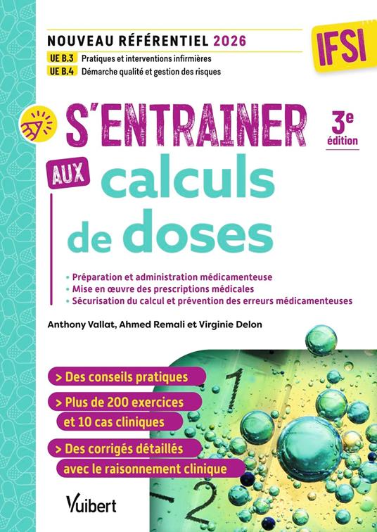 S’entraîner aux calculs de doses - Nouveau référentiel IFSI 2026