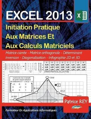 Les Matrices Avec EXCEL 2013: et VBA - Patrice Rey - cover
