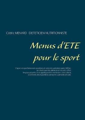 Menus d'ete pour le sport - Cedric Menard - cover
