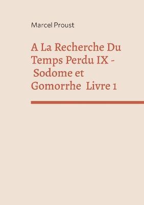 A La Recherche Du Temps Perdu IX: Sodome Et Gomorrhe Premiere Partie - Marcel Proust - cover