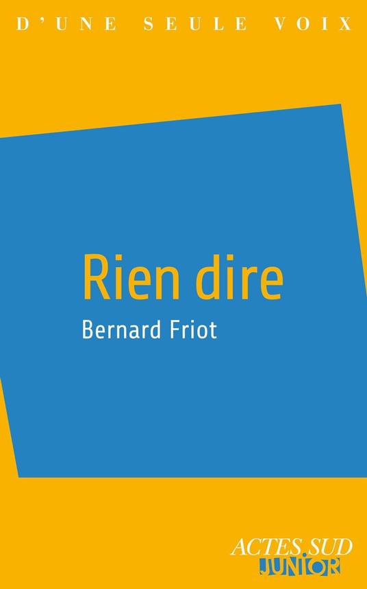 Rien dire - Bernard Friot - ebook