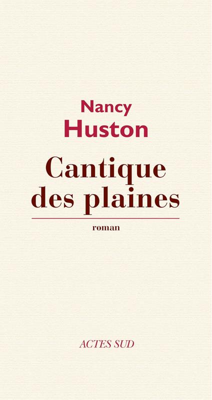 Cantique des plaines