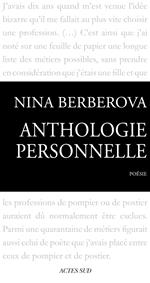 Anthologie personnelle 1921-1983