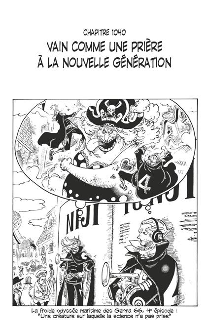 One Piece édition originale - Chapitre 1040