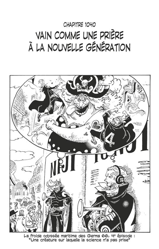 One Piece édition originale - Chapitre 1040