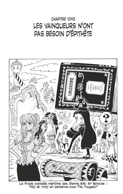 One Piece édition originale - Chapitre 1042