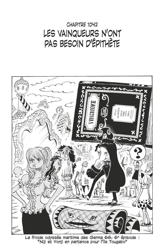 One Piece édition originale - Chapitre 1042