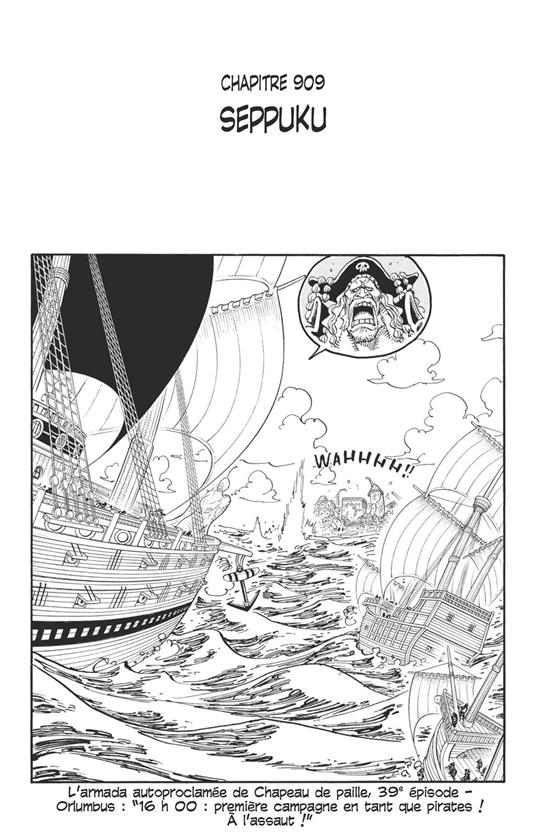 One Piece édition originale - Chapitre 909