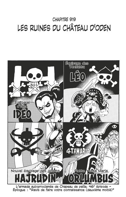 One Piece édition originale - Chapitre 919