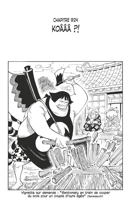 One Piece édition originale - Chapitre 924
